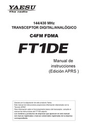 Yaesu FT1DE Manual De Instrucciones