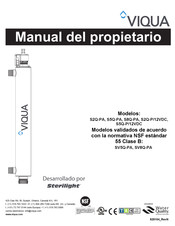 Viqua Sterilight S2Q-PA Manual Del Propietário