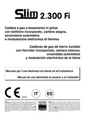 Baxi Slim 2.300 Fi Manual De Uso Destinado Al Usuario Y Al Instalador