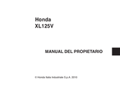 Honda XL125V Manual Del Propietário