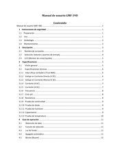 Gralf GMF-39D Manual De Usuario