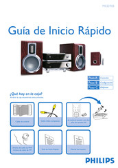 Philips MCD703 Guia De Inicio Rapido