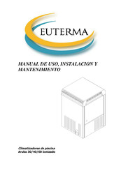 euterma Aruba 30 Ionizado Manual De Uso, Instalación Y Mantenimiento