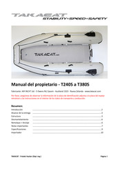 TAKACAT T240S Manual Del Propietário