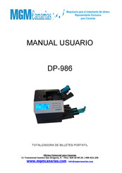 Mgmcanarias DP-986 Manual Usuario