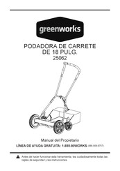 GreenWorks 25062 Manual Del Propietário