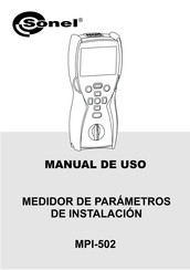 Sonel MPI-502 Manual De Uso