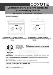 Coyote CSSB-NG Manual De Uso Y Cuidado