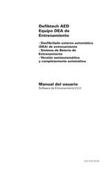 Defibtech DEA DDU-100TR Serie Manual Del Usuario