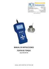 PCE Instruments PCE-FB 2TW Manual De Instrucciones