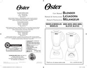 Oster BLSTCC Manual De Instrucciones