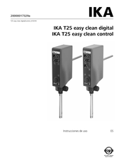 IKA T25 easy clean digital Instrucciones De Uso