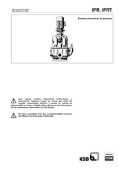 KSB ITUR IPRT Serie Manual De Instrucciones