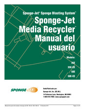 Sponge-Jet Sponge Blasting System 50E Manual Del Usuario