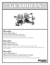 Sunrise Medical GUARDIAN Microlite Ruby 11 Manual De Instrucciones