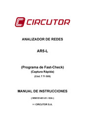 Circutor AR5-L Serie Manual De Instrucciones