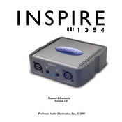 PRESONUS INSPIRE 1394 Manual Del Usuario