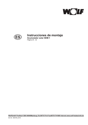Wolf SEM-1 Instrucciones De Montaje