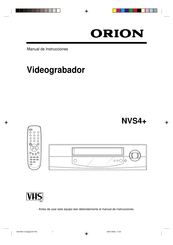 Orion NVS4+ Manual De Instrucciones