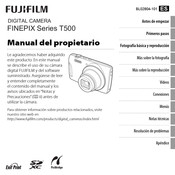 FujiFilm FINEPIX T500 Serie Manual Del Propietário