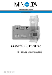 Minolta DIMAGE F300 Manual De Instrucciones