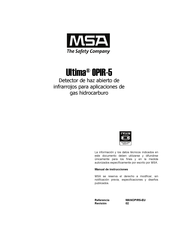 MSA Ultima OPIR -5 Manual De Instrucciones