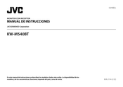 JVC KW-M540BT Manual De Instrucciones