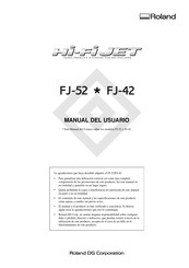 Roland HI-FI JET FJ-52 Manual Del Usuario