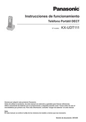 Panasonic KX-UDT111 Instrucciones De Funcionamiento