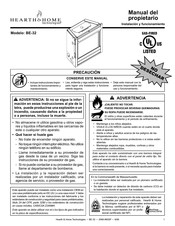 Hearth & Home BE-32 Manual Del Propietário