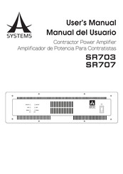 SYSTEMS SR707 Manual Del Usuario