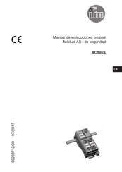 IFM AC505S Manual De Instrucciones