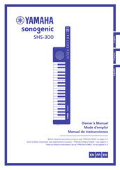 Yamaha Sonogenic SHS-300 Manual De Instrucciones