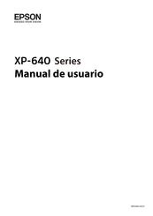 Epson XP-640 Serie Manual De Usuario