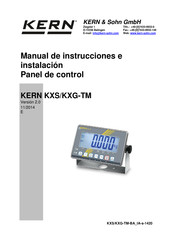 KERN KXG-TM Manual De Instrucciones