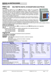 CHINT RMC-32 Serie Manual De Instrucciones