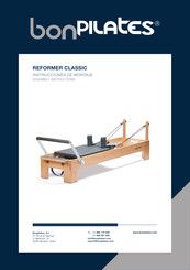 Bonpilates REFORMER CLASSIC Instrucciones De Montaje