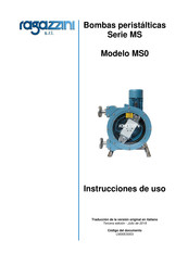 Ragazzini SRL MS1 Instrucciones De Uso