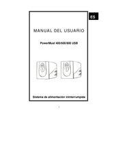 Mustek PowerMust 400 USB Manual Del Usuario