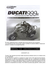 THUNDER TIGER DUCATI999R Manual De Instrucciones