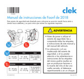 Clek FOONF Manual De Instrucciones