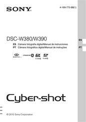 Sony DSC-W390 Manual De Instrucciones