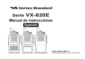 Vertex Standard VX-820E Serie Manual De Instrucciones