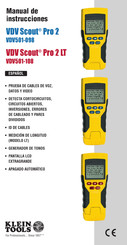 Klein Tools VDV Scout Pro 2 VDV501-098 Manual De Instrucciones