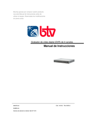 BTV 140162 Manual De Instrucciones