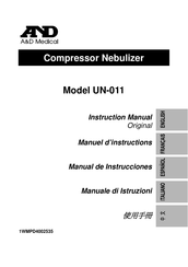 A&D Medical UN-011 Manual De Instrucciones