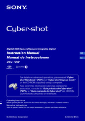 Sony Cyber-shot DSC-T300 Manual De Instrucciones