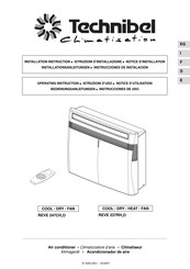 Technibel Climatisation REVE 237RH2O Instrucciones De Uso