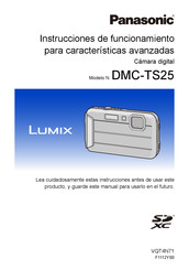 Panasonic Lumix DMC-TS25 Instrucciones De Funcionamiento