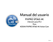 Kodak PIXPRO SP360 4K Manual Del Usuario